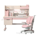 Desk da studio per bambini e set di sedie ergonomiche